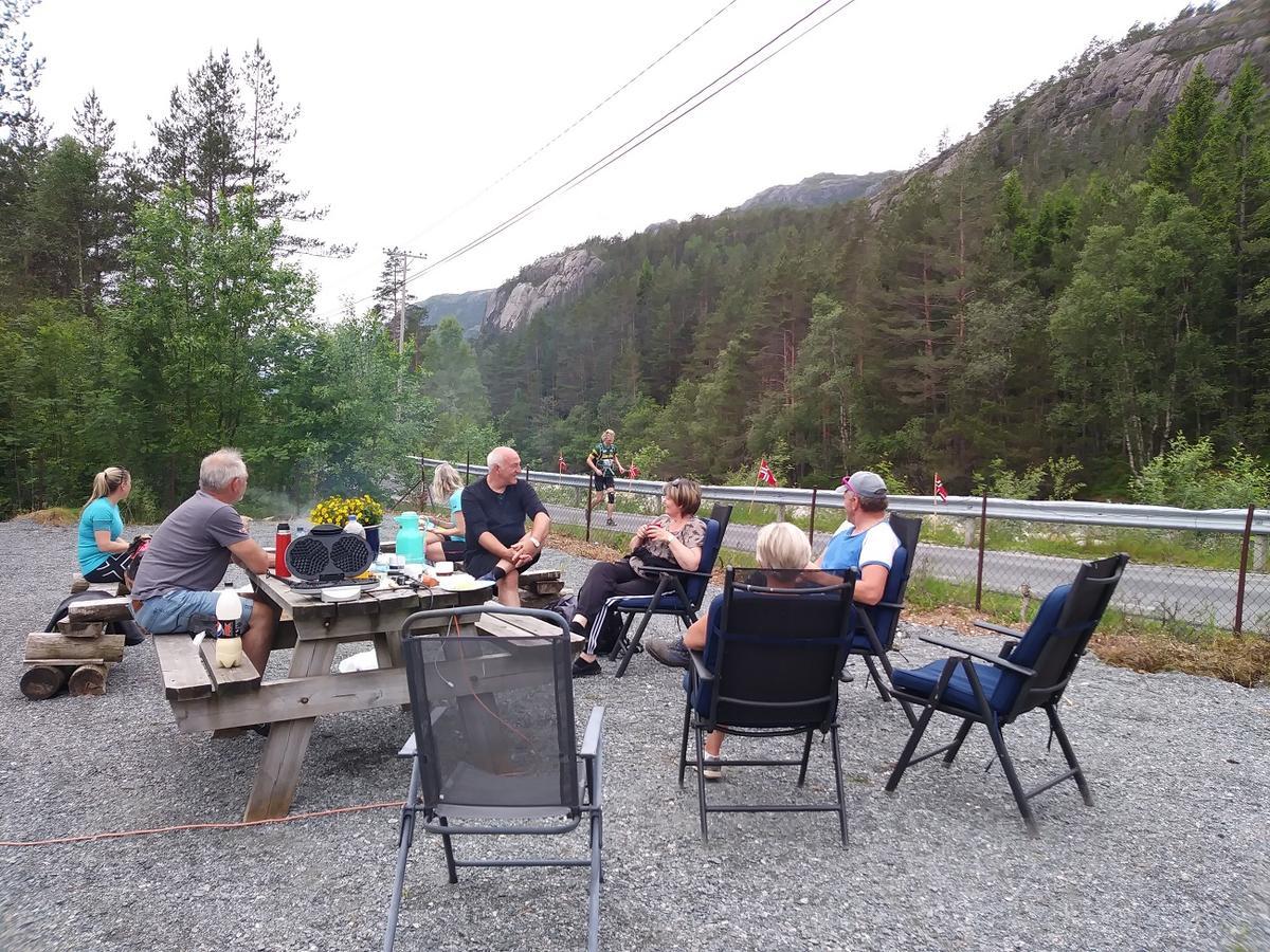 Songesand Camp Hotell Eksteriør bilde